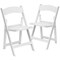 Emma and Oliver Folding Chair - Resin– 2 Pack 800LB Weight Capacity Event Chair